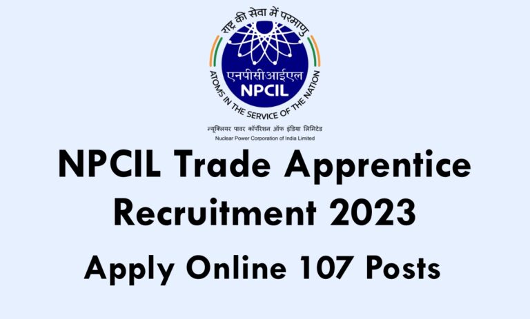 NPCIL Trade Apprentice Recruitment 2023: Apply Online For Trade Apprentice