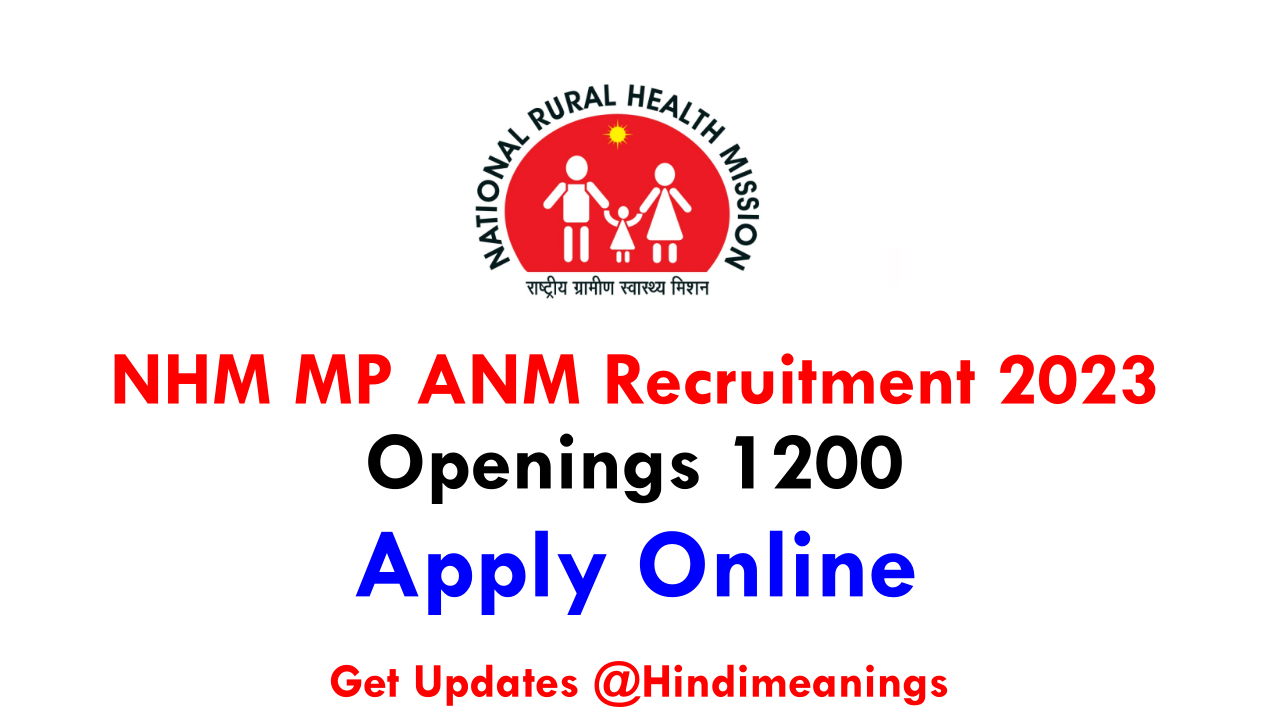 NHM MP ANM Recruitment 2023