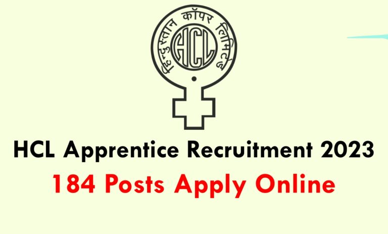 HCL Apprentice Recruitment 2023: 184 Posts Apply Online