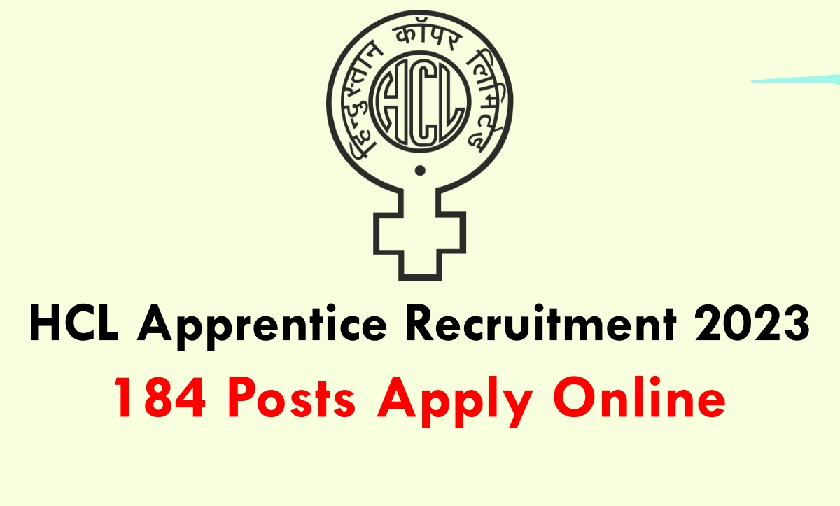 HCL Apprentice Recruitment 2023