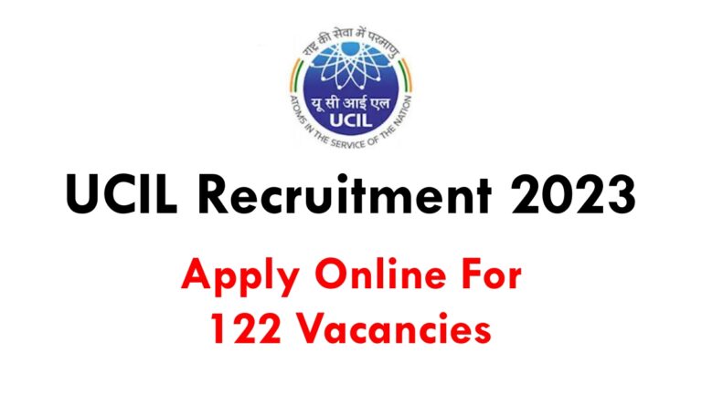 UCIL Recruitment 2023: Apply Online For 122 Vacancies