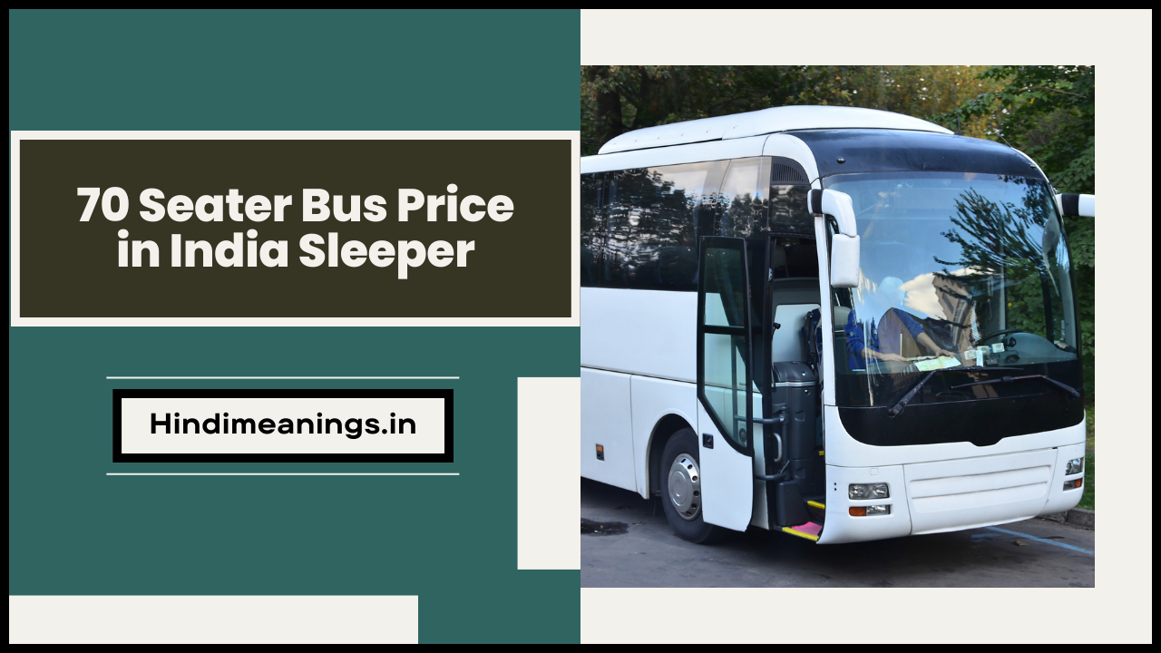 70 seater bus price in india sleeper