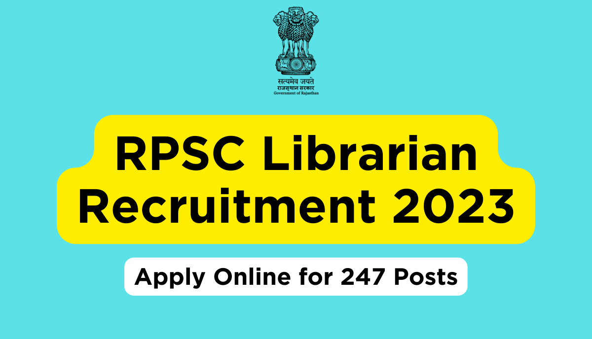 RPSC Librarian Recruitment