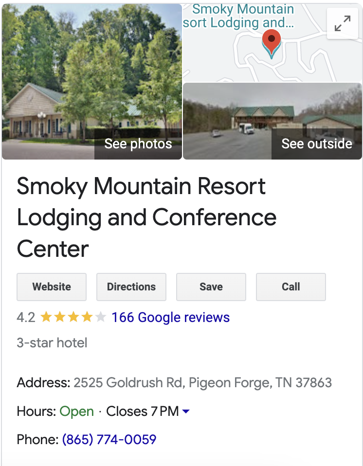 Smoky Mountain Resort Lodging and Conference Center