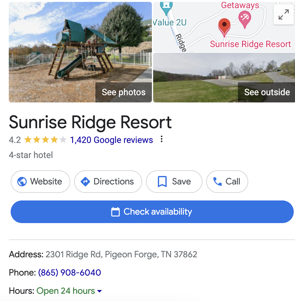 Sunrise Ridge Resort